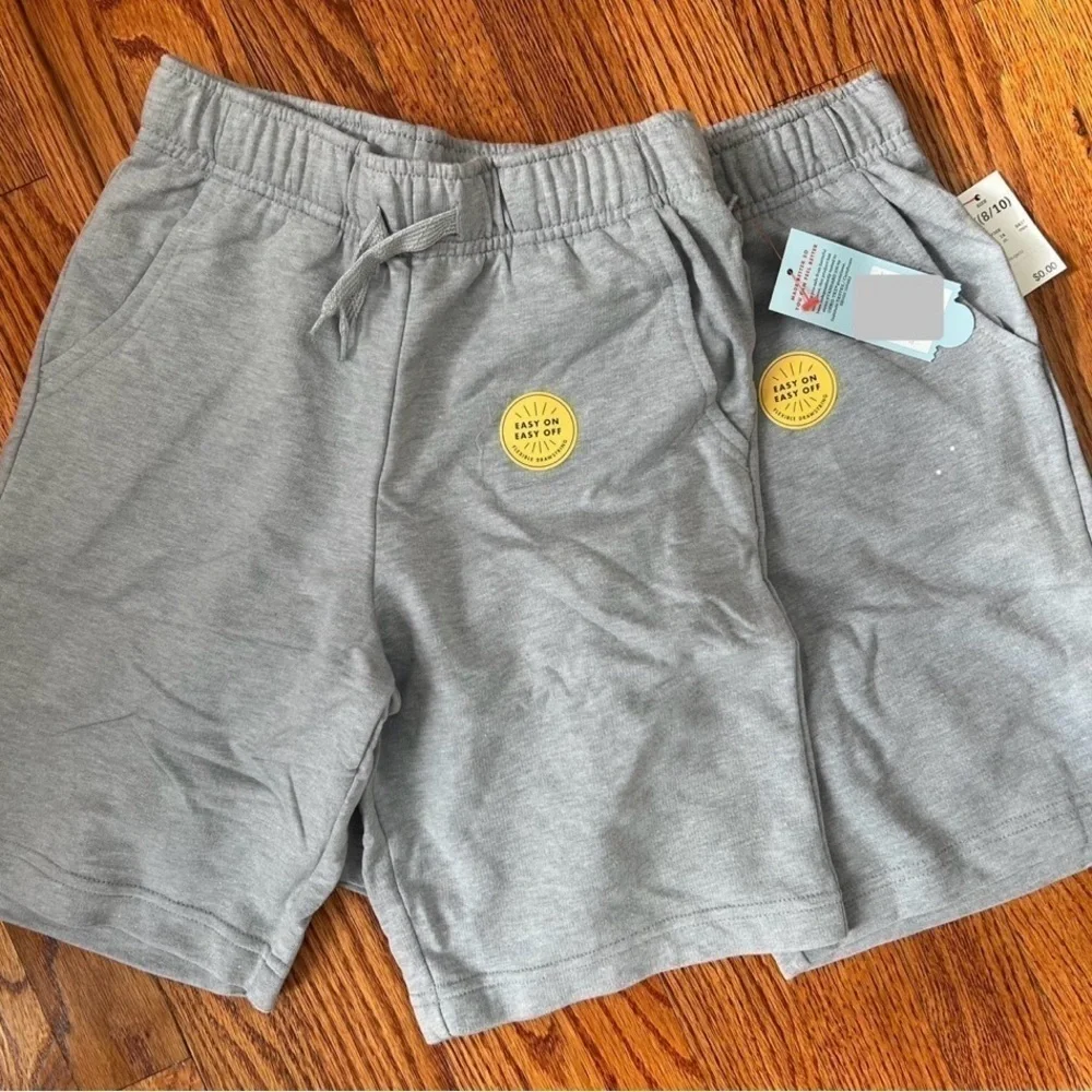 (2 Pack) NEW Boys' Pull-On Knit Shorts - Cat & Jack™ Light Gray Many Sizes